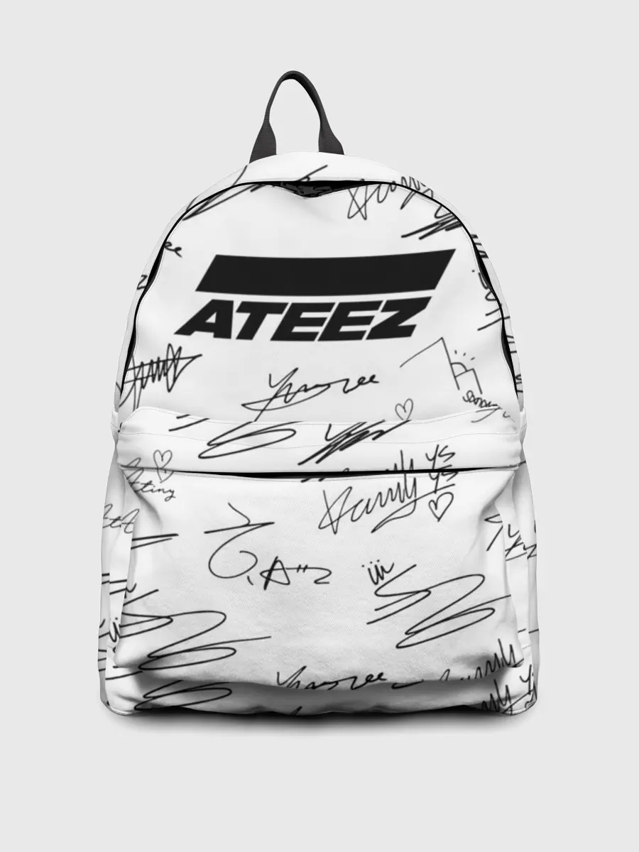 Рюкзак джинсовый / ATEEZ АВТОГРАФЫ