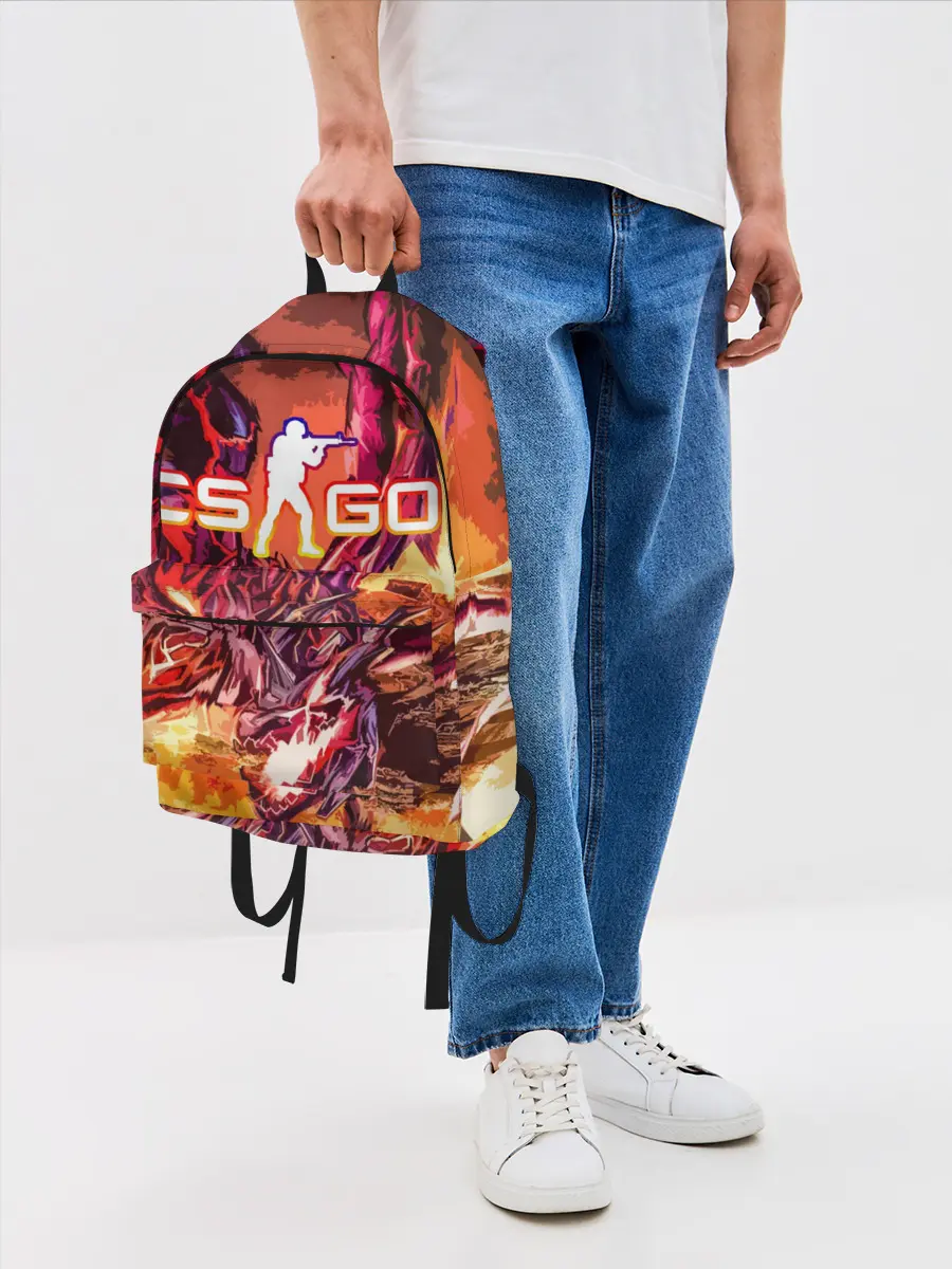 Рюкзак джинсовый / CS GO