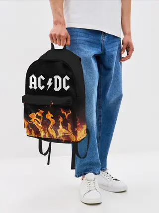 Рюкзак джинсовый / AC DC