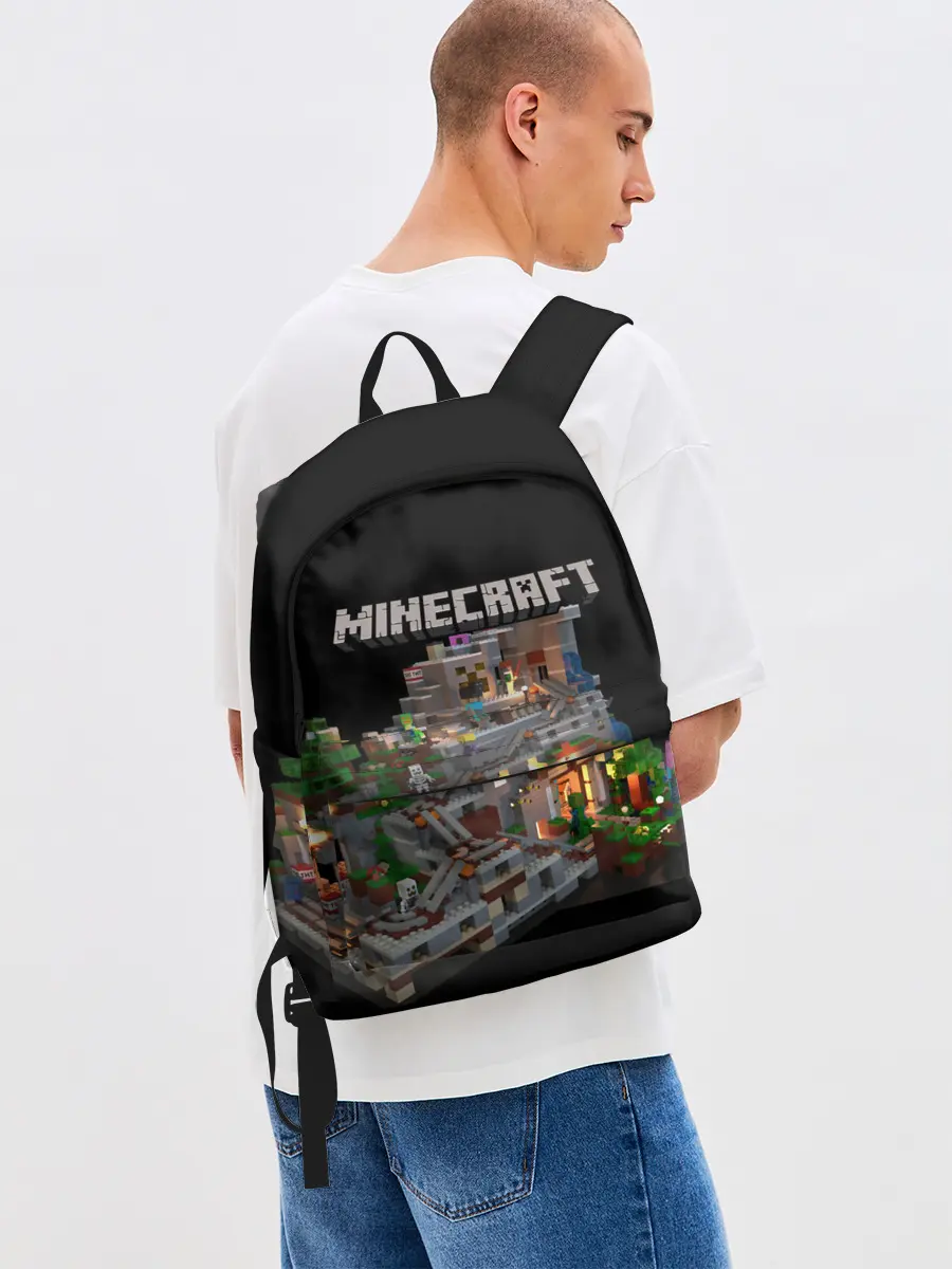 Рюкзак джинсовый / MINECRAFT