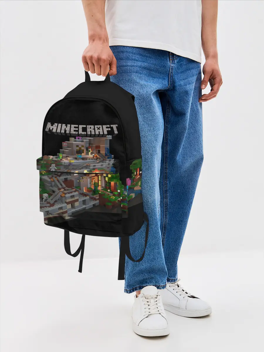Рюкзак джинсовый / MINECRAFT