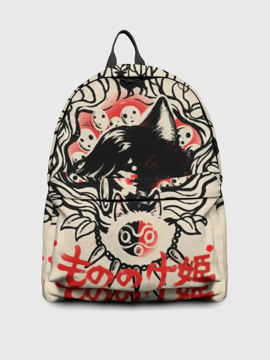 Рюкзак джинсовый / Принцесса Мононоке