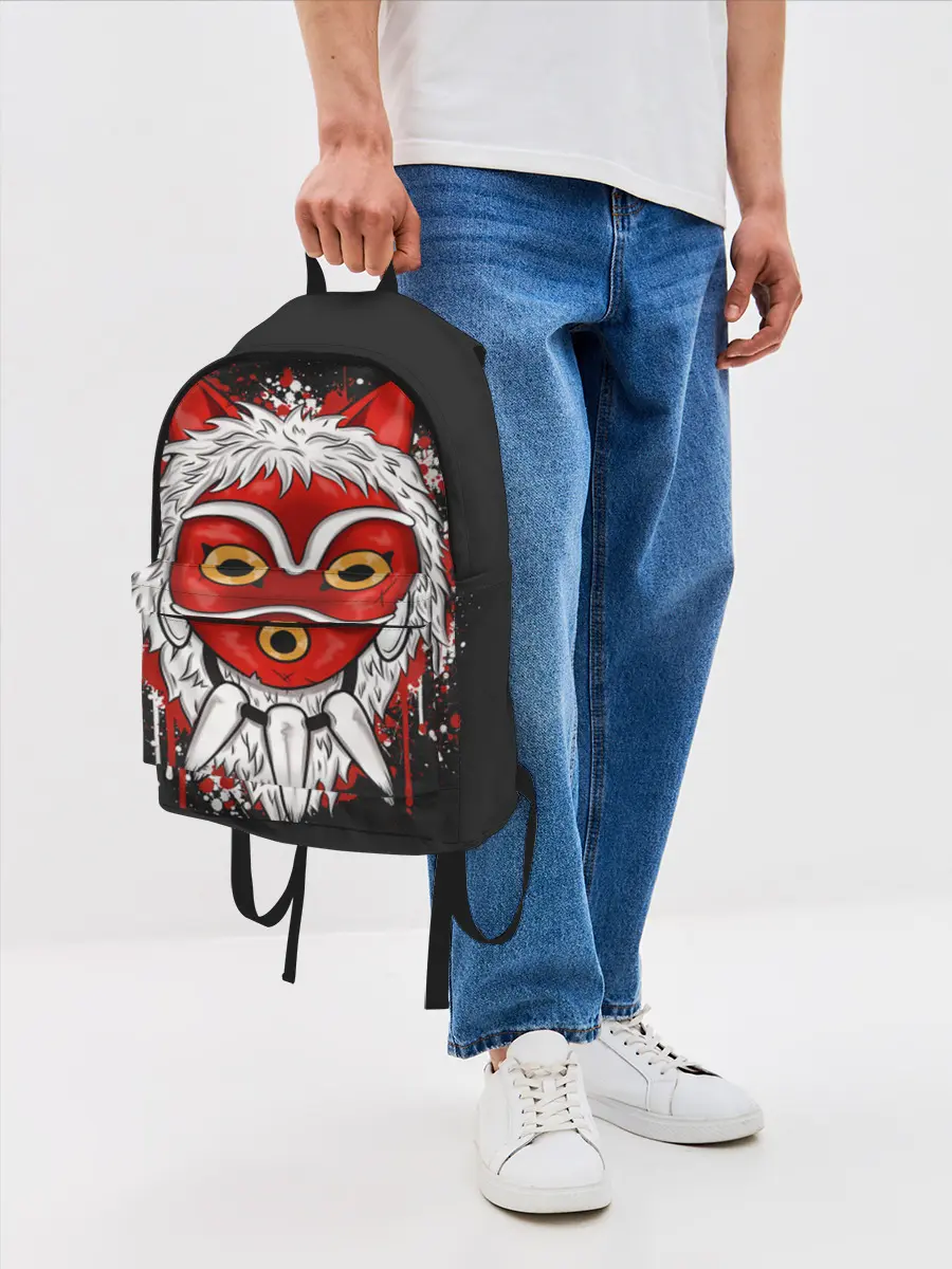 Рюкзак джинсовый / Принцесса Мононоке