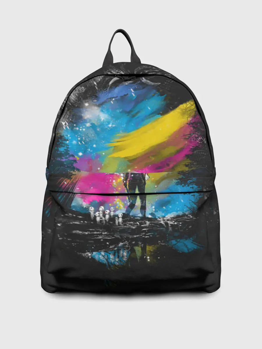 Рюкзак джинсовый / Принцесса Мононоке