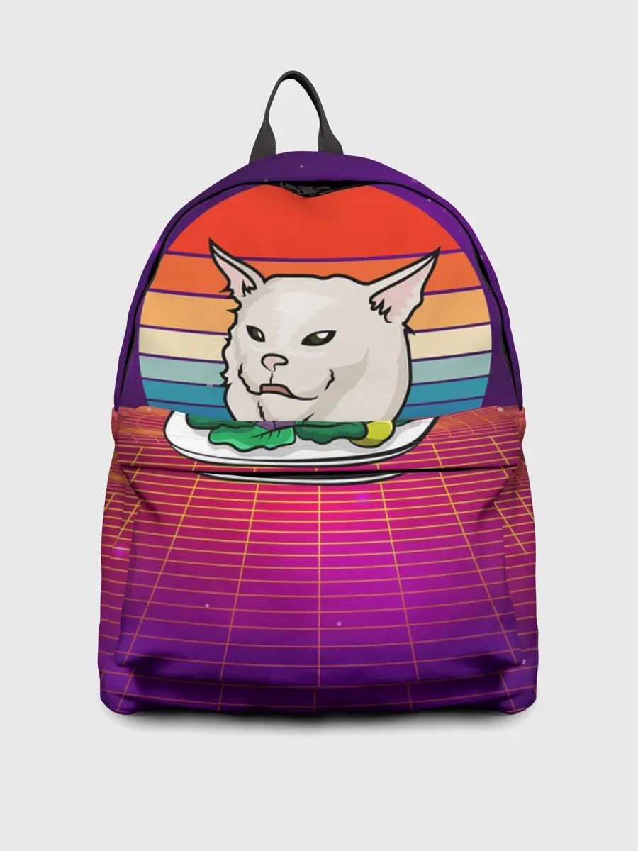 Рюкзак джинсовый / Woman yelling at a cat