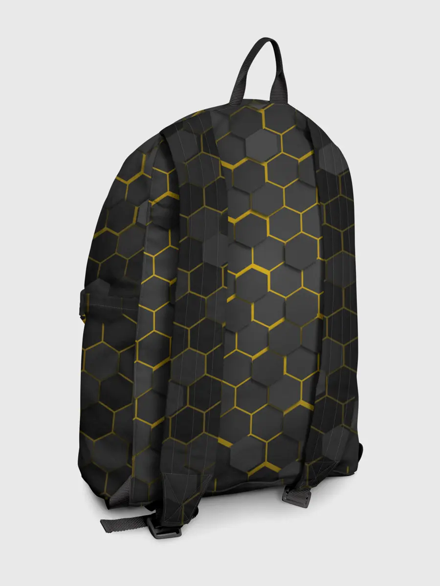 Рюкзак джинсовый / OCTAGON желтый