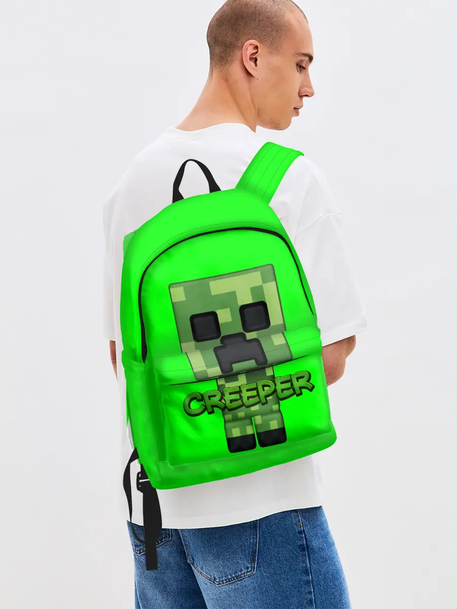 Рюкзак джинсовый / MINECRAFT CREEPER