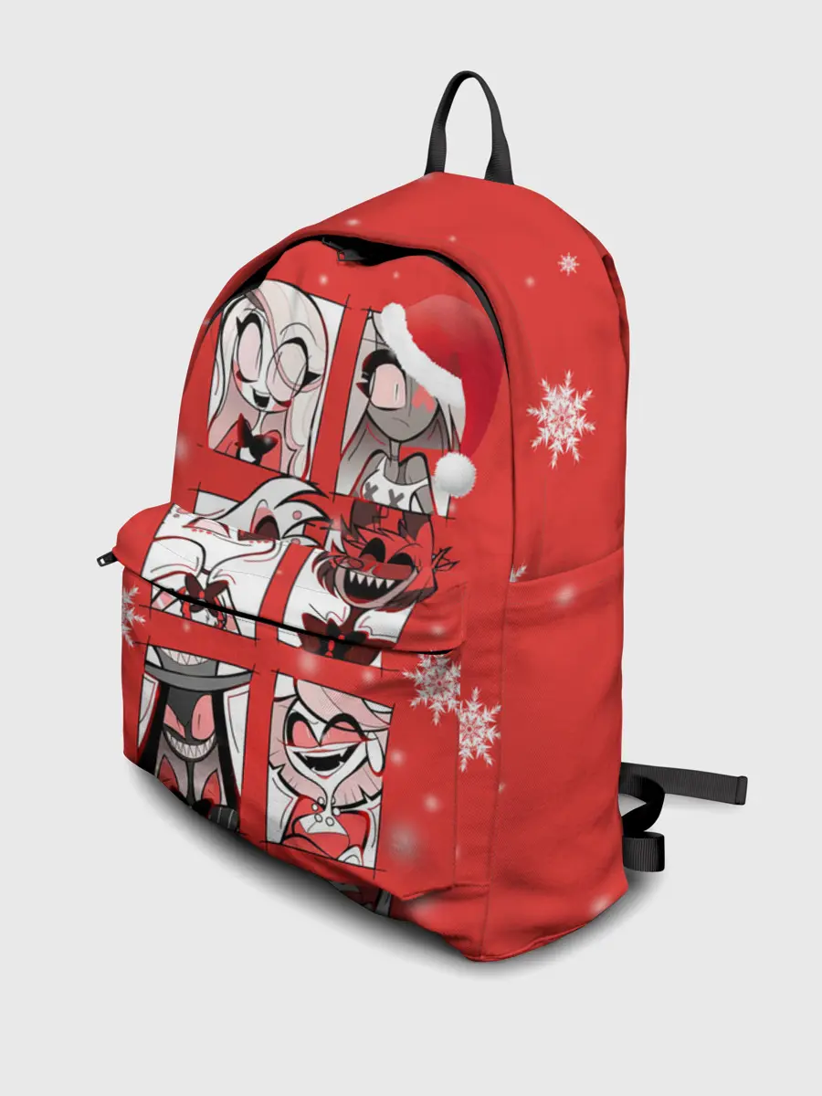 Рюкзак джинсовый / Новогодний Отель Хазбин.