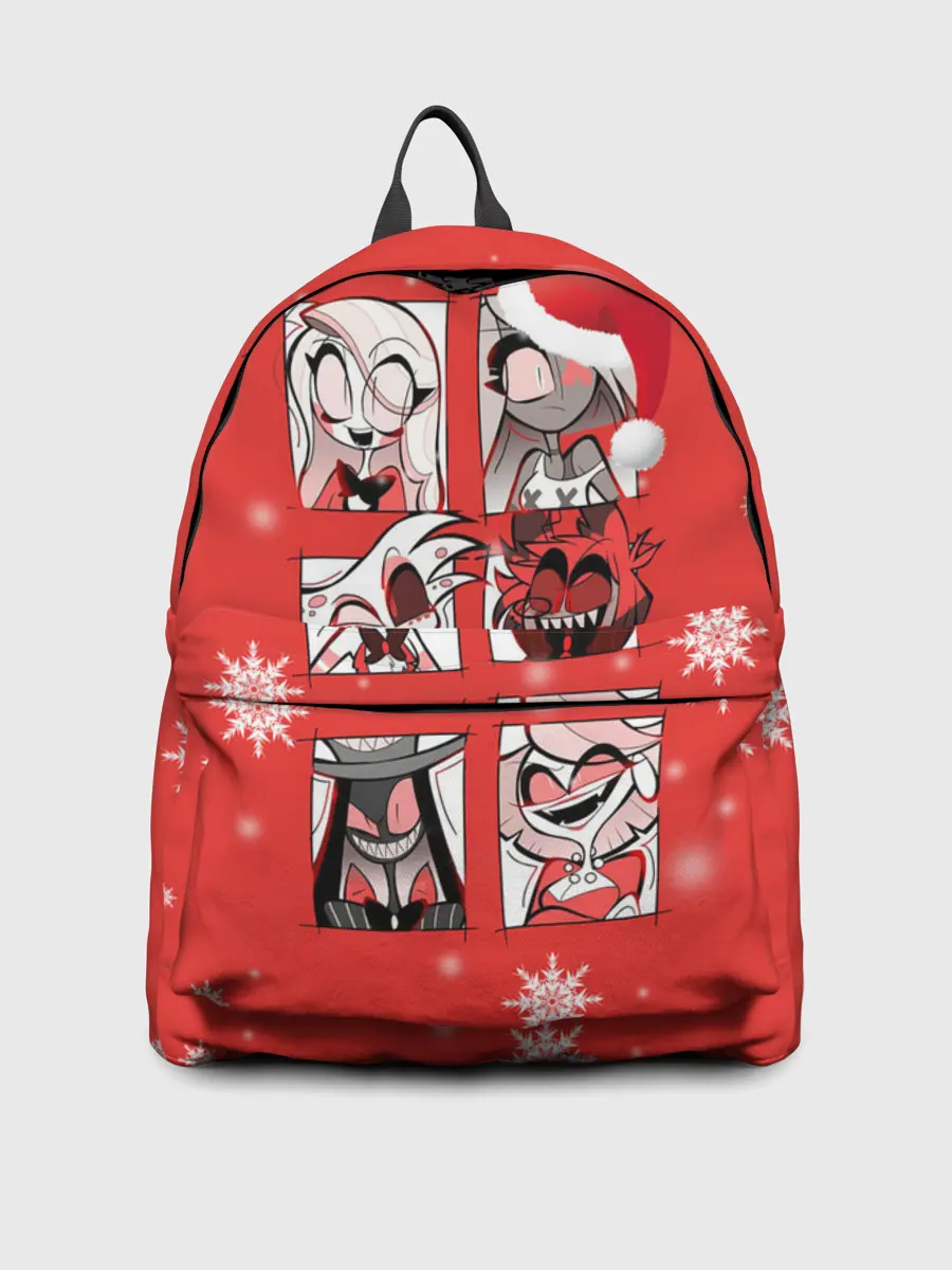 Рюкзак джинсовый / Новогодний Отель Хазбин.