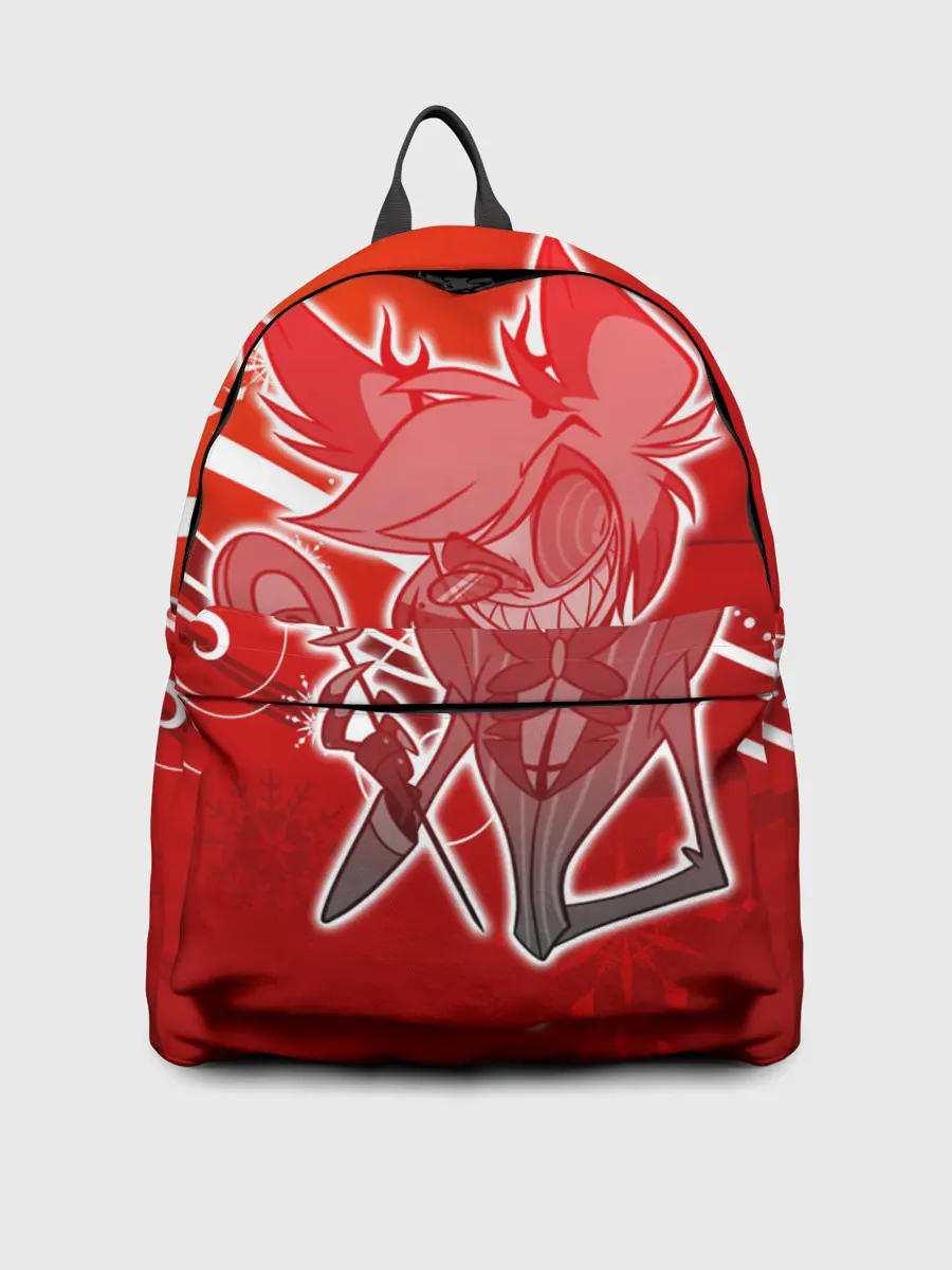 Рюкзак джинсовый / Отель хазбин Новогодний