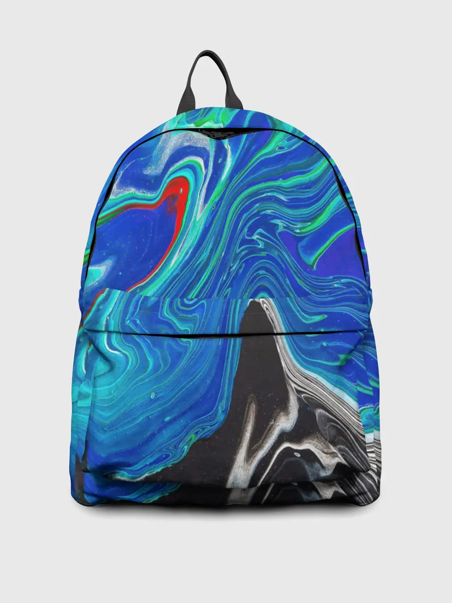 Рюкзак джинсовый / КИСЛОТНЫЙ АКРИЛ