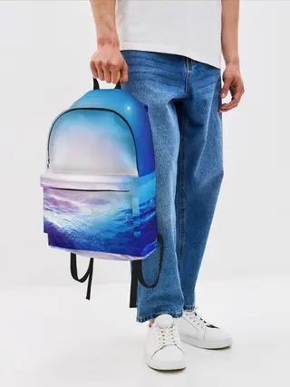 Рюкзак джинсовый / ЛУНА