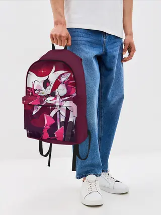 Рюкзак джинсовый / Отель Хазбин
