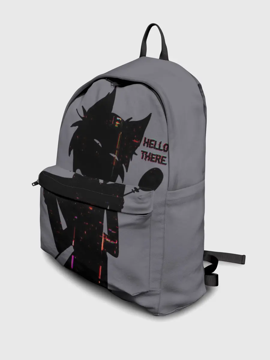 Рюкзак джинсовый / Отель Хазбин