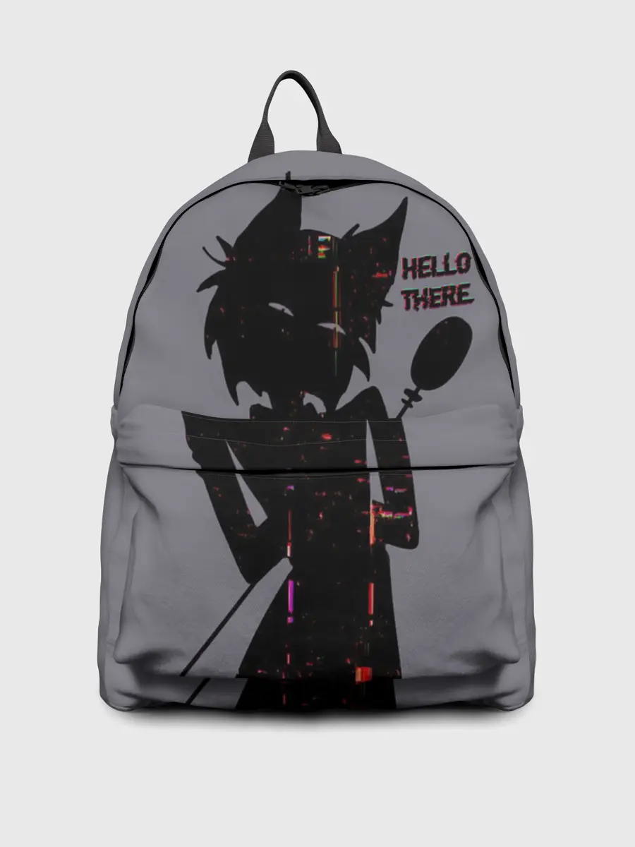 Рюкзак джинсовый / Отель Хазбин