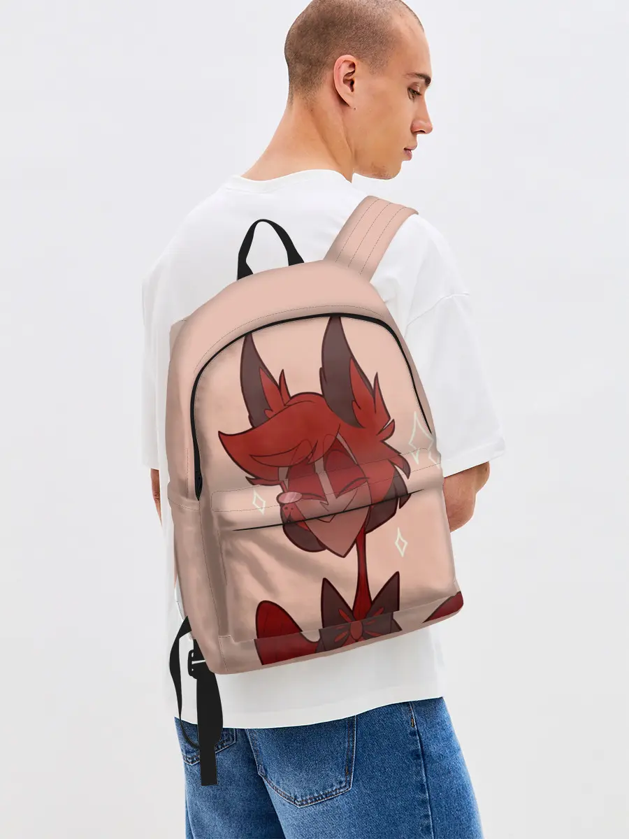 Рюкзак джинсовый / Отель Хазбин