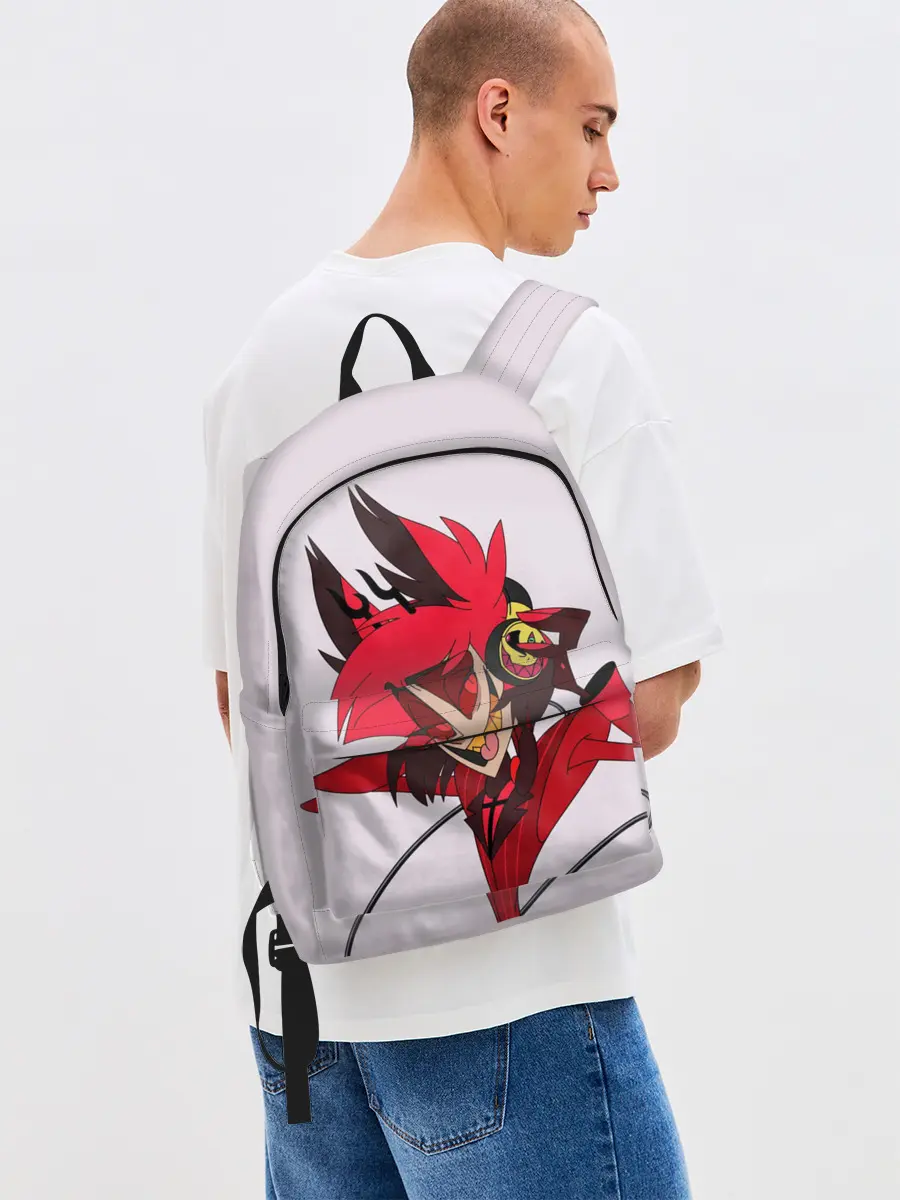 Рюкзак джинсовый / Отель Хазбин