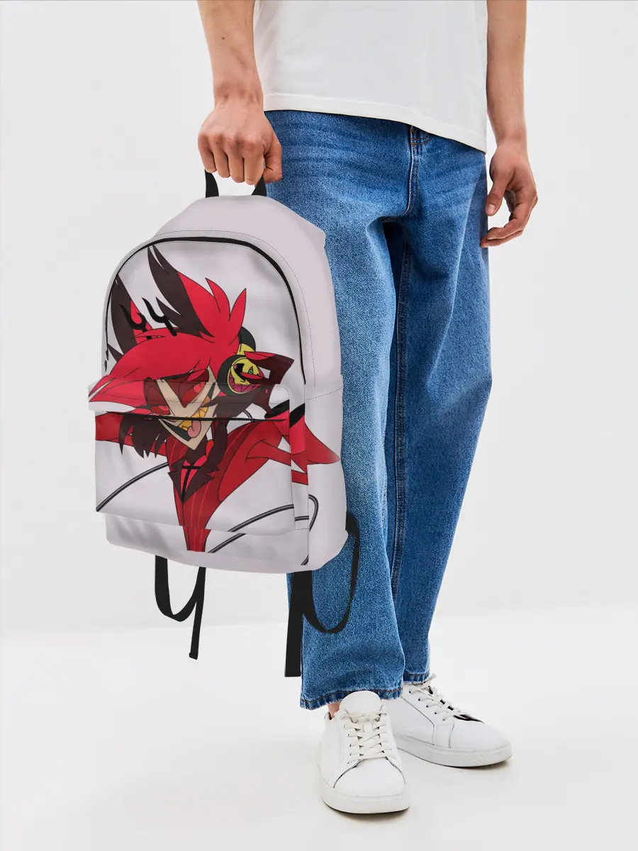 Рюкзак джинсовый / Отель Хазбин