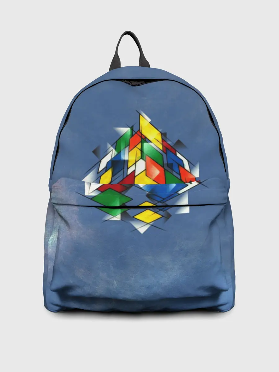 Рюкзак джинсовый / Кубик Рубика