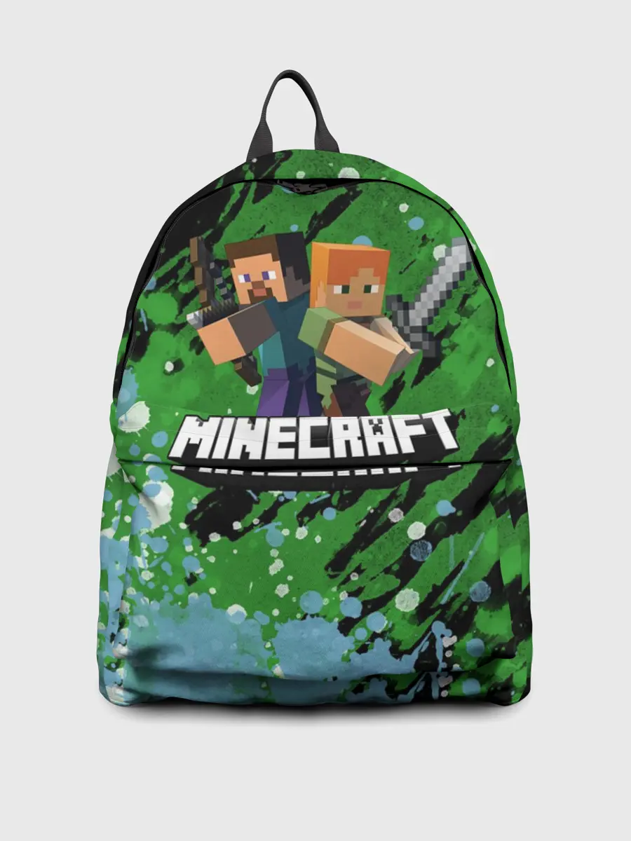 Рюкзак джинсовый / Minecraft / Майнкрафт