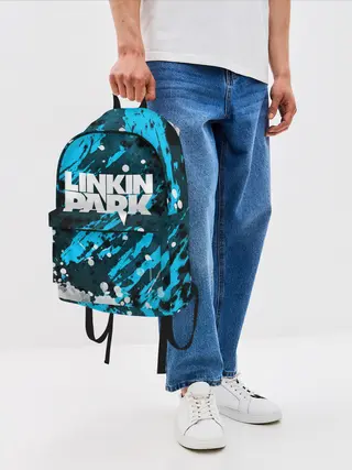 Рюкзак джинсовый / Linkin Park