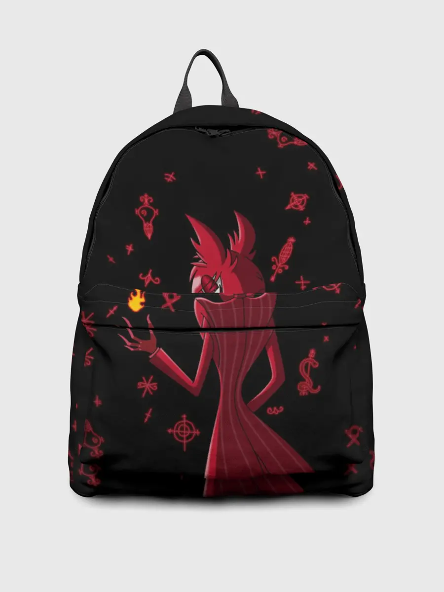 Рюкзак джинсовый / Аластор Отель Хазбин