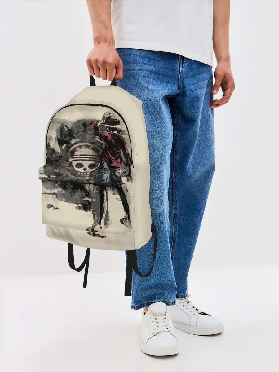 Рюкзак джинсовый / Пиратский остров One Piece