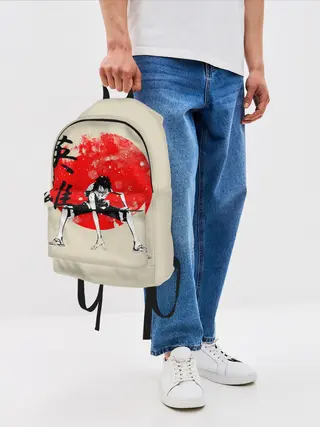 Рюкзак джинсовый / закатное солнце One Piece