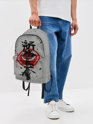 Рюкзак джинсовый / Синкёкусинкай каратэ - до