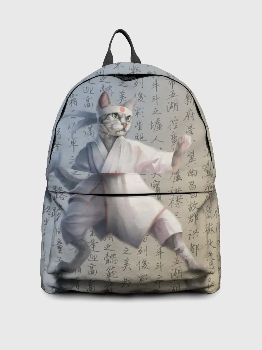 Рюкзак джинсовый / Karate cat