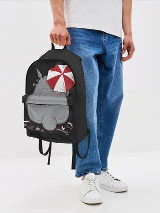 Рюкзак джинсовый / Тоторо и Umbrella Corp.