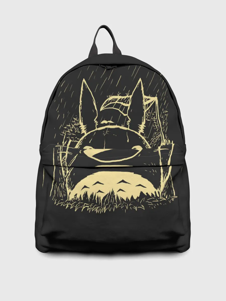 Рюкзак джинсовый / Тоторо здоровается