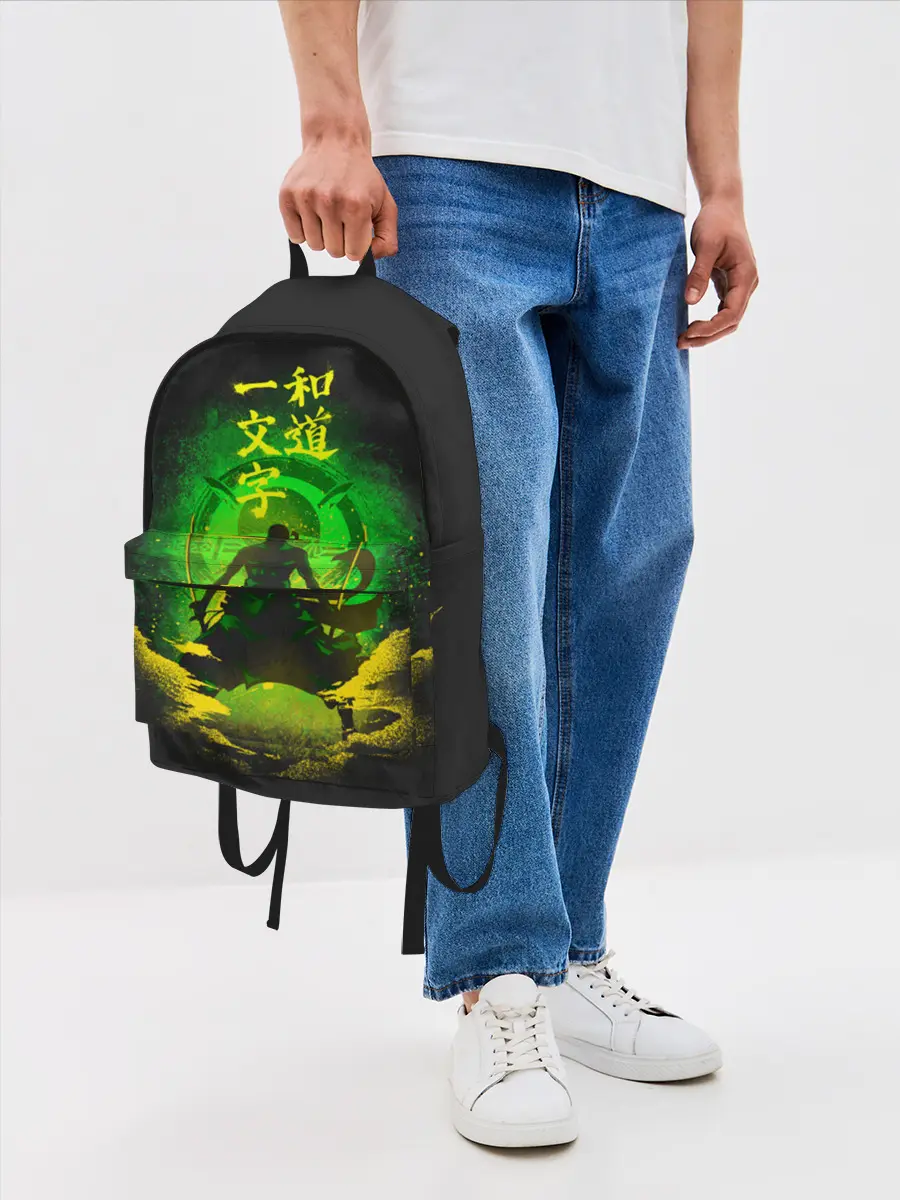 Рюкзак джинсовый / Большой куш аниме