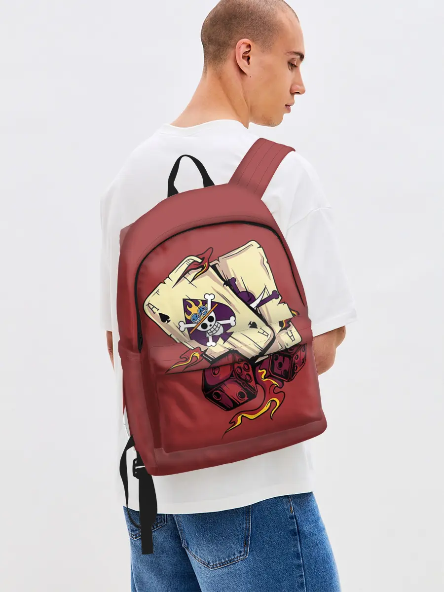 Рюкзак джинсовый / Карты One Piece