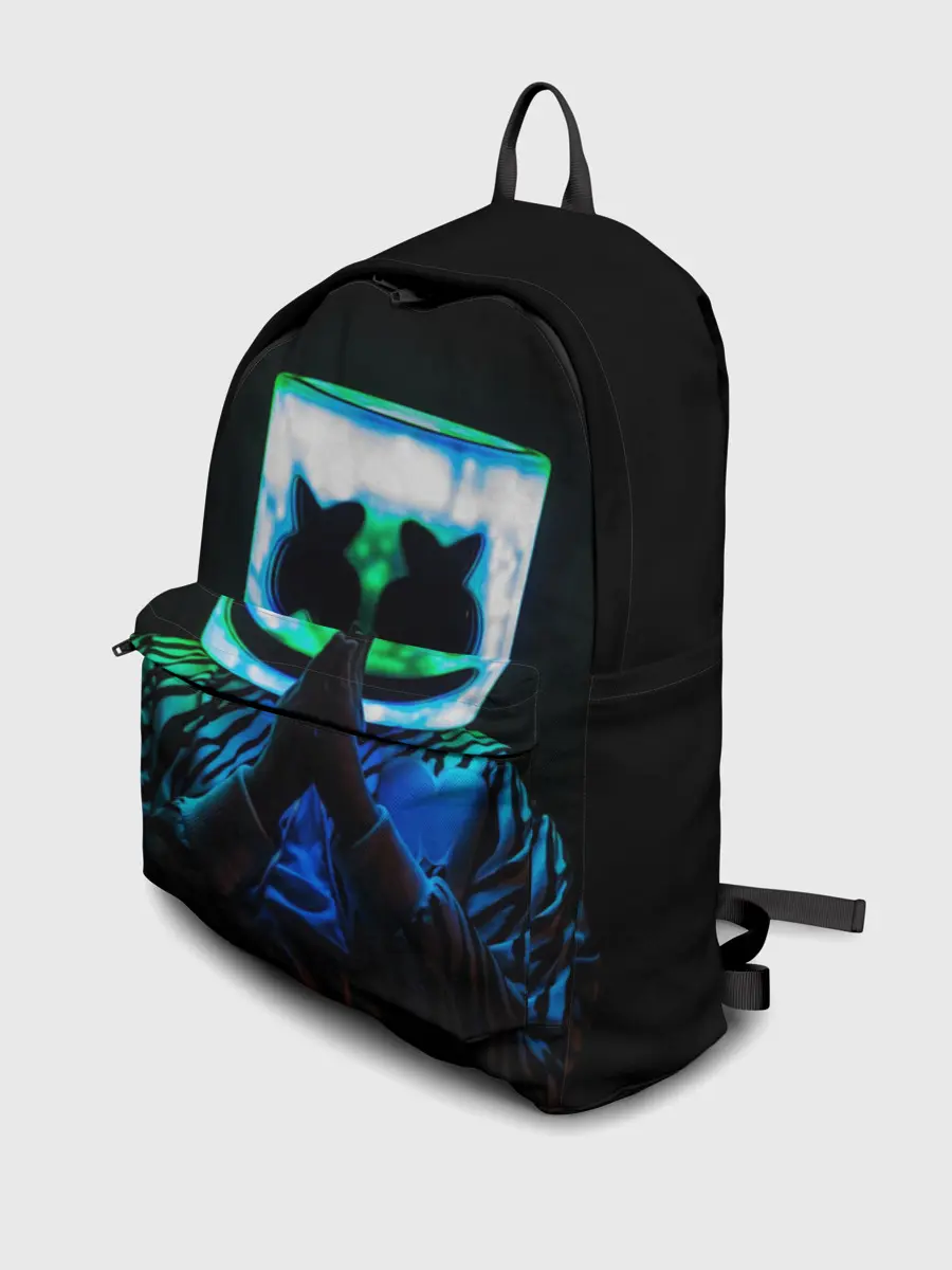 Рюкзак джинсовый / Marshmello