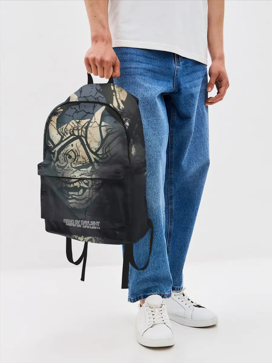 Рюкзак джинсовый / DBD - monster from forest