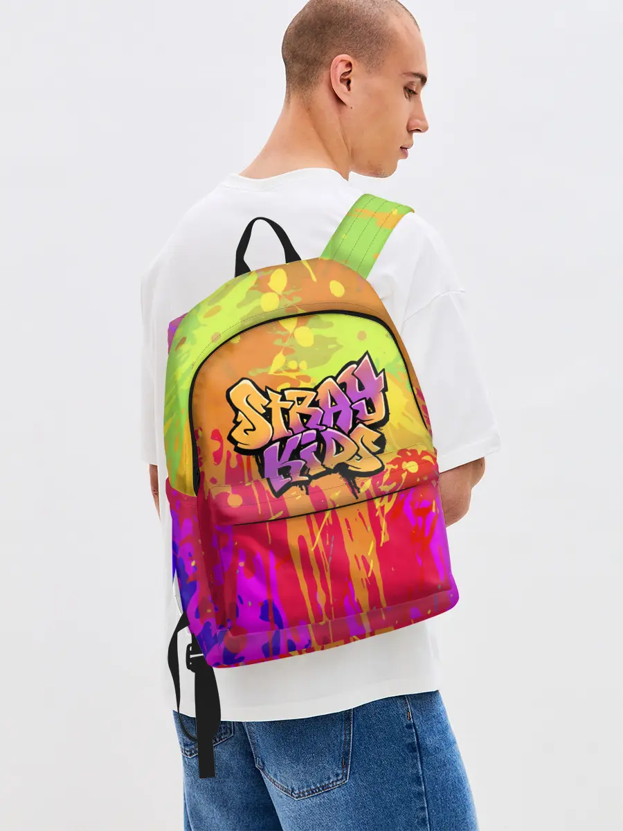 Рюкзак джинсовый / Stray Kids