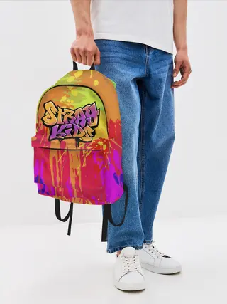 Рюкзак джинсовый / Stray Kids