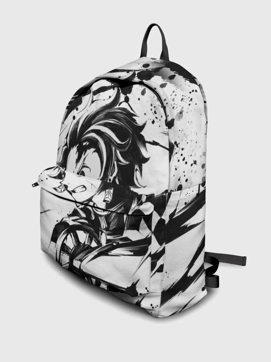 Рюкзак джинсовый / KIMETSU NO YAIBA TANJIRO KAMADO