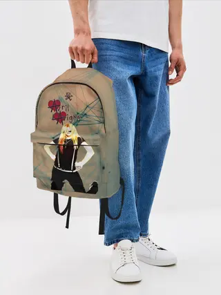 Рюкзак джинсовый / Avril Lavigne