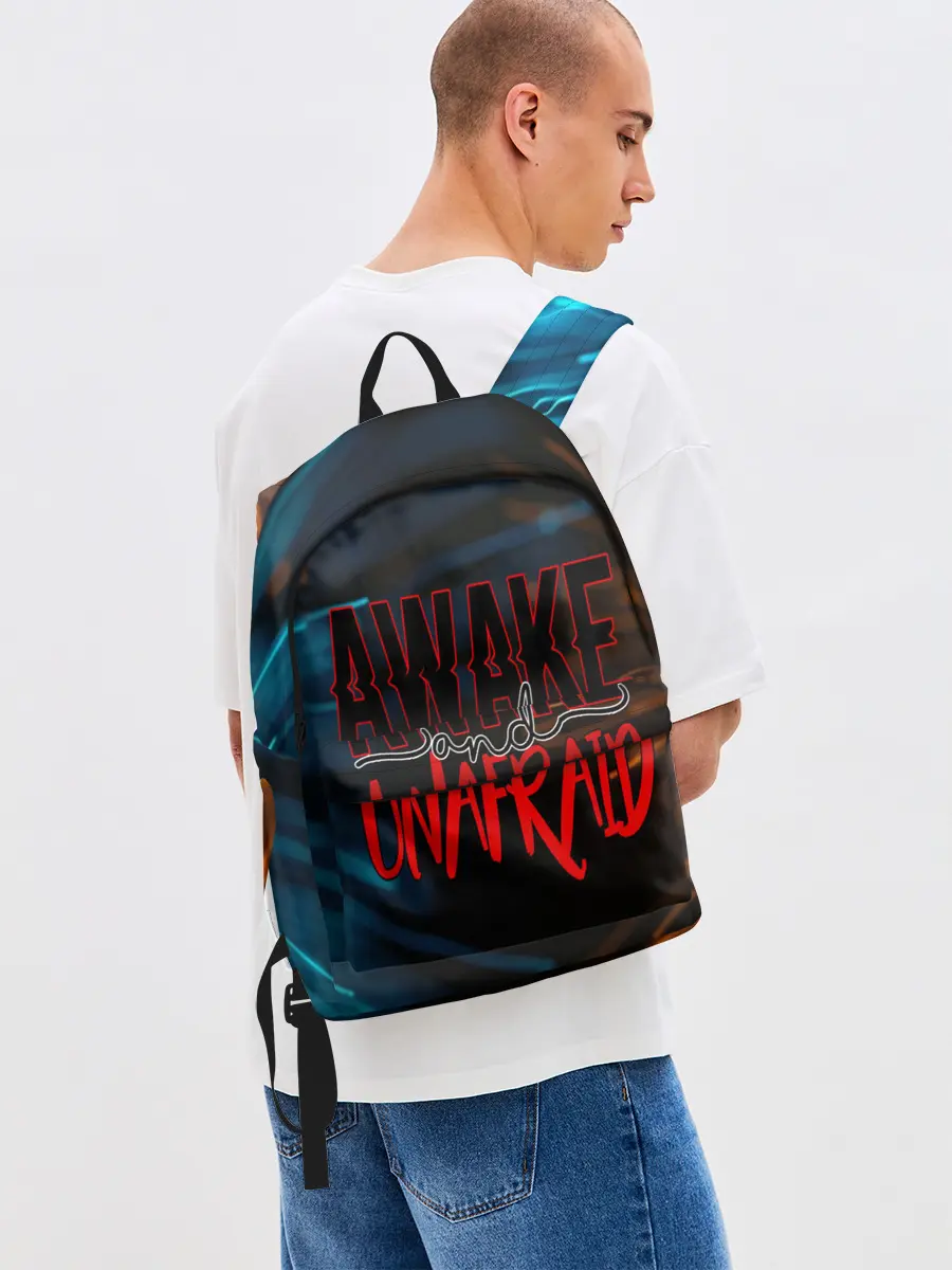 Рюкзак джинсовый / Awake unafraid