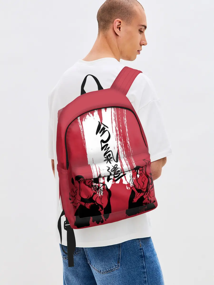 Рюкзак джинсовый / Айкидо