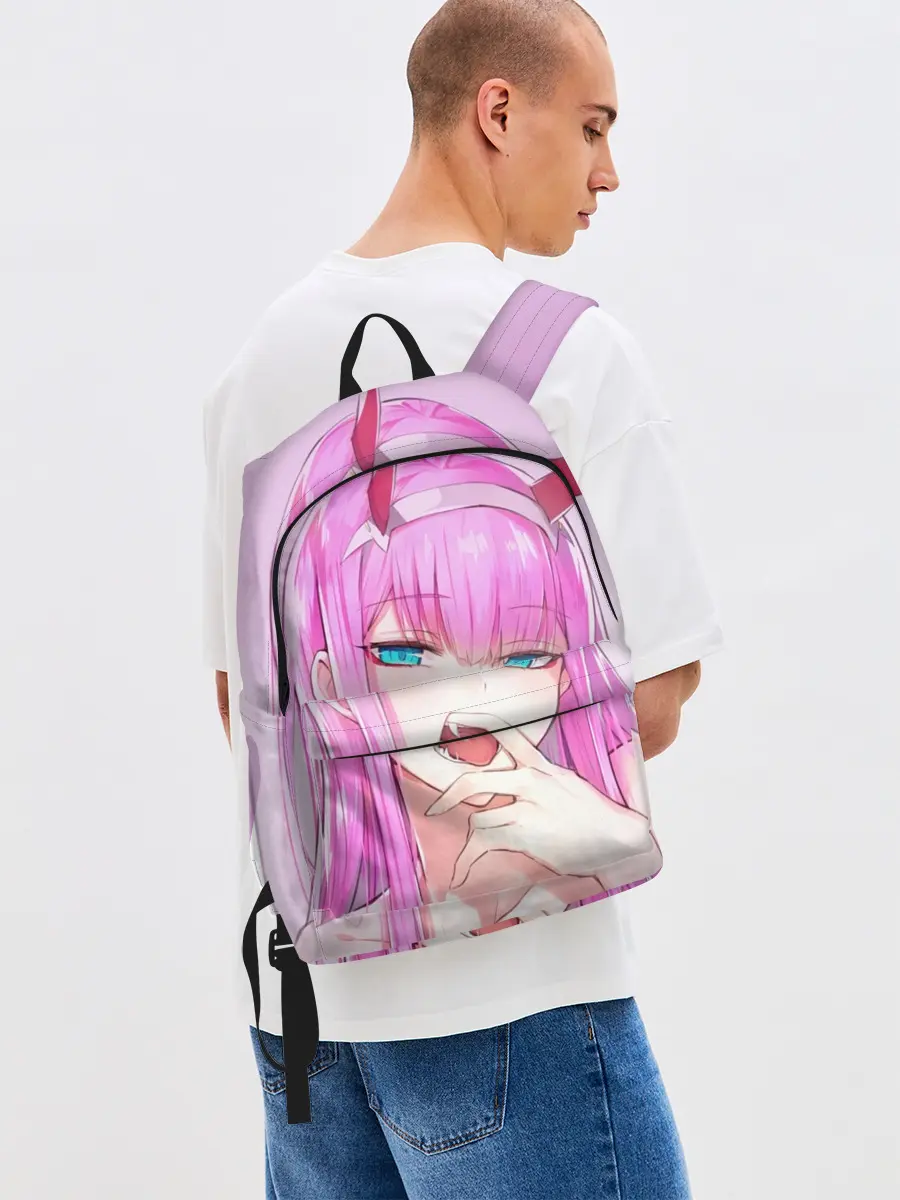 Рюкзак джинсовый / ахегао зеро ту