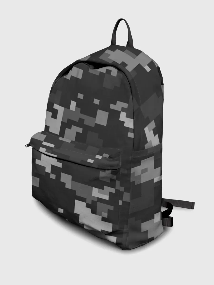 Рюкзак джинсовый / Пиксельный камуфляж