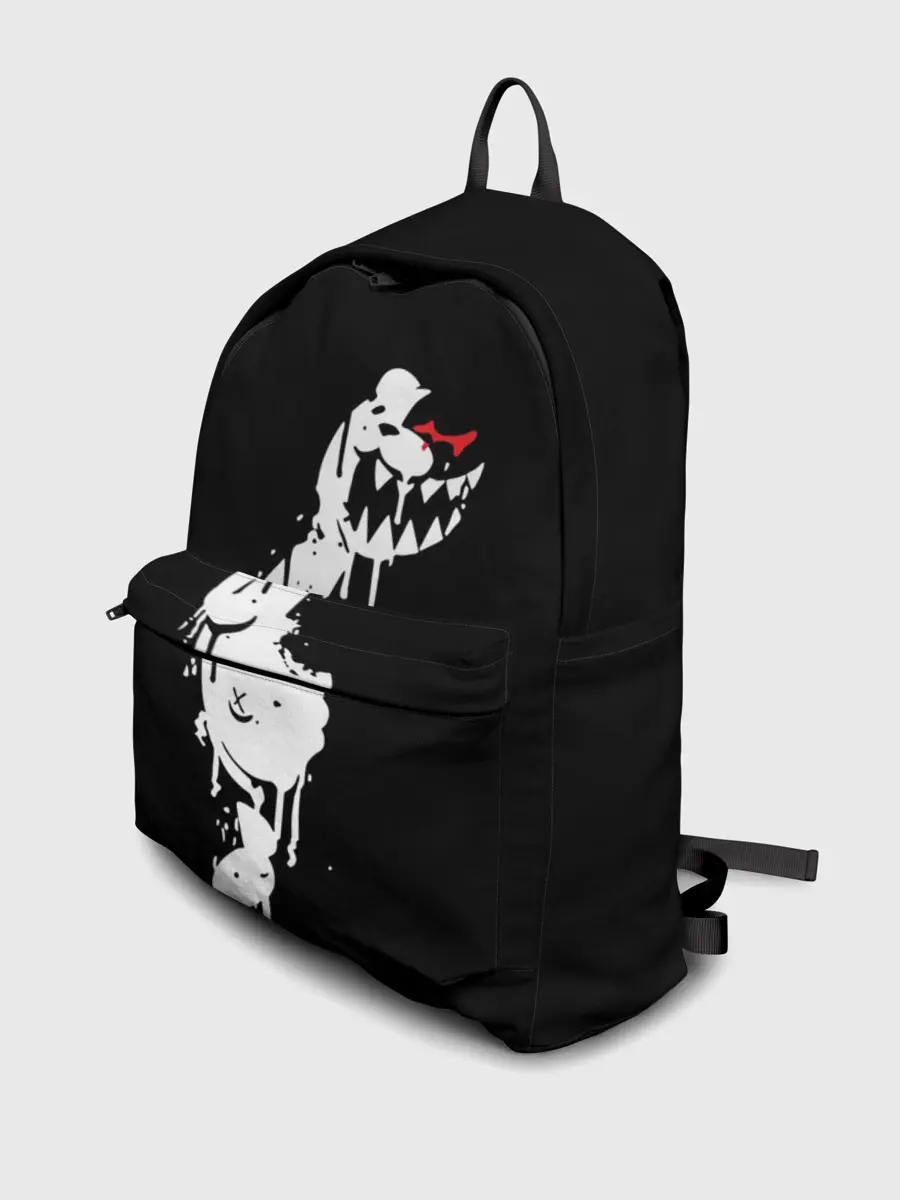 Рюкзак джинсовый / MONOKUMA в темноте