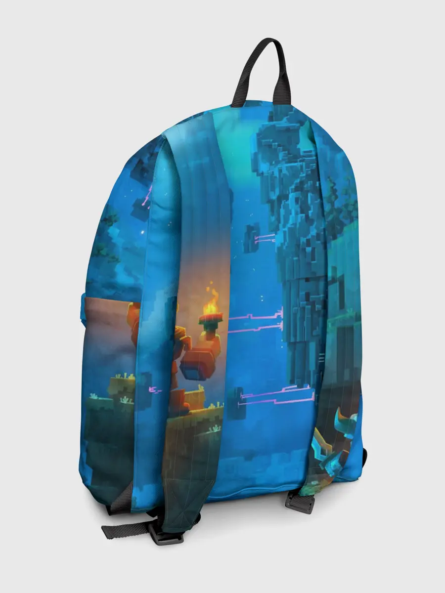 Рюкзак джинсовый / Майнкрафт