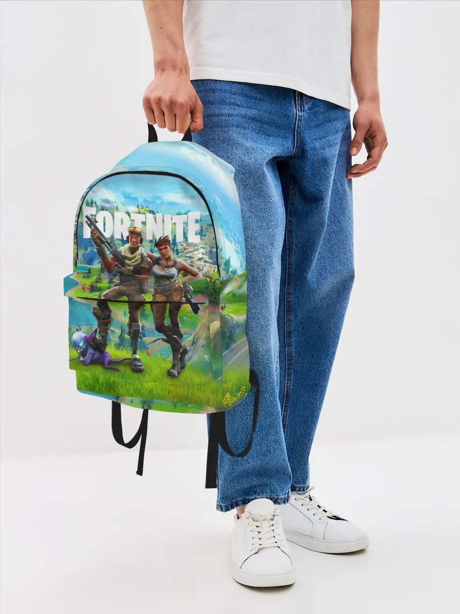 Рюкзак джинсовый / Fortnite