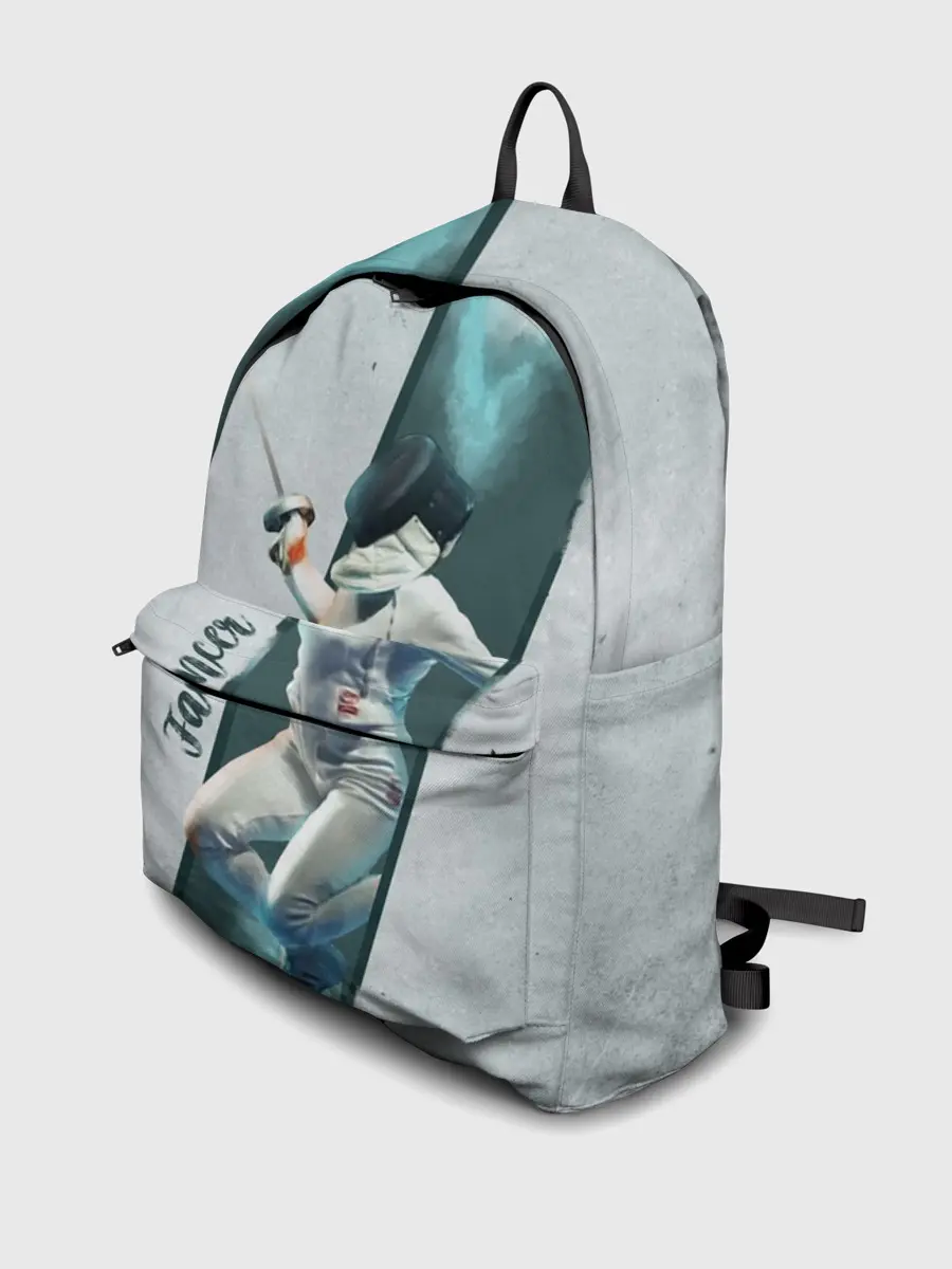 Рюкзак джинсовый / Фехтовальщик