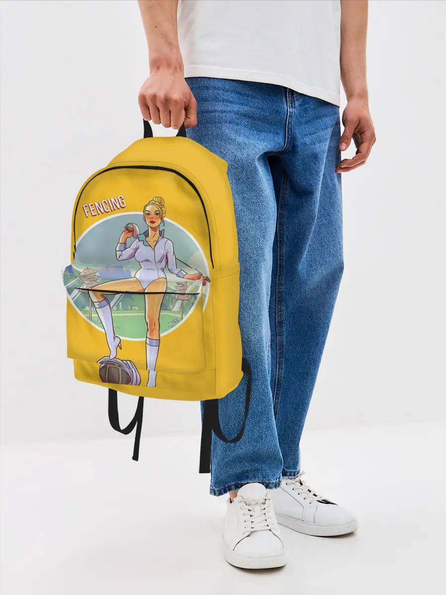 Рюкзак джинсовый / Фехтование