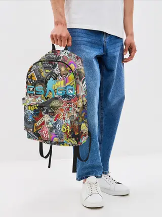 Рюкзак джинсовый / CS GO